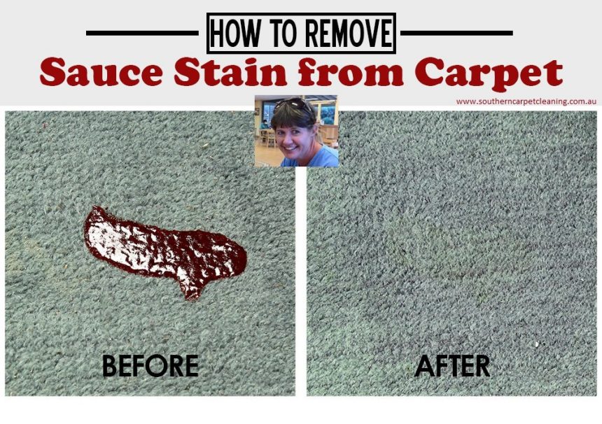 Cleaning Tips: How to Remove Sauce Stain from Carpet