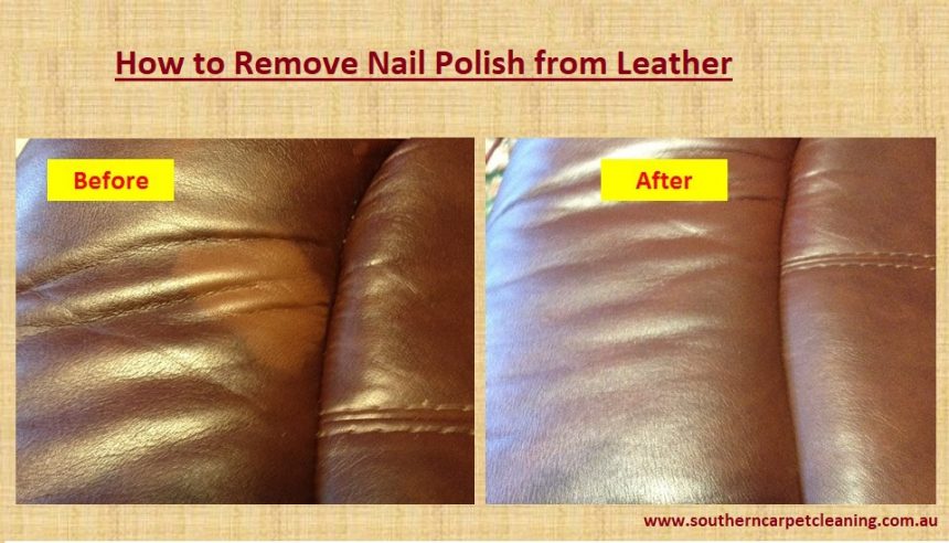 Cleaning Tips: How to Remove Nail Polish from Leather